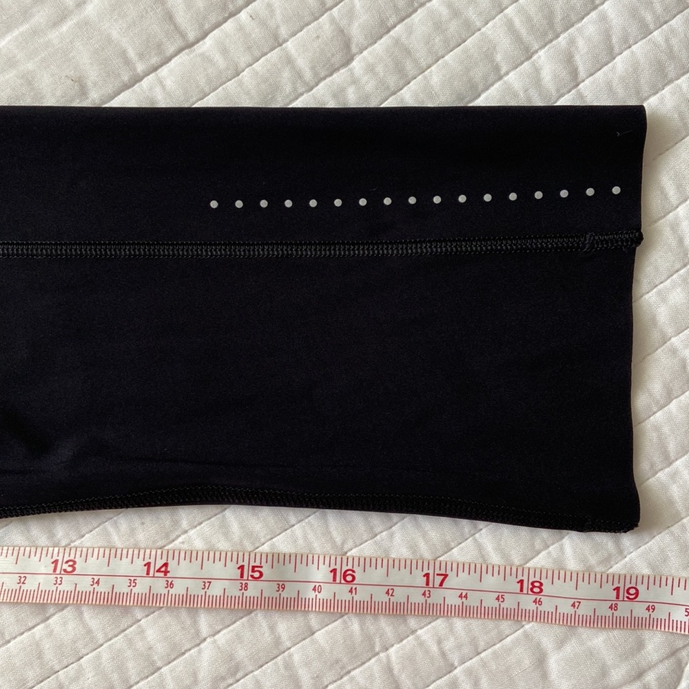 Lululemon Fast & Free Leggings Crop II Reflective 19” Black 2 - Picture 10 of 17